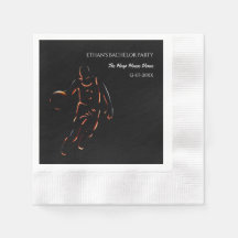 Basketballbachelor / Geburtstagsparty Orange Black