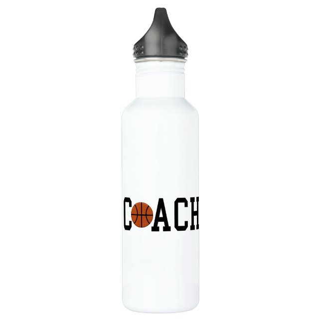 Basketballbahn Wasserflasche Edelstahlflasche (Links)