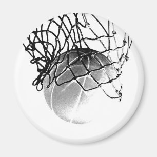 Basketballball Magnet