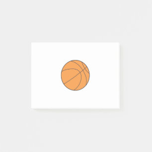 Basketballball Post-it Klebezettel