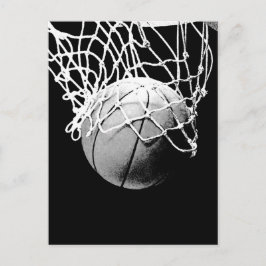 Basketballball Postkarte