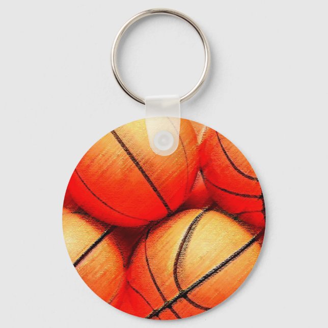 Basketballball Schlüsselanhänger (Vorderseite)