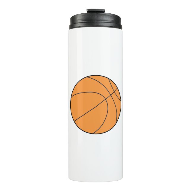 Basketballball Thermosbecher (Vorderseite)