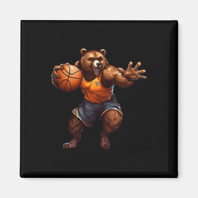 Basketballbär Magnet (Vorne)