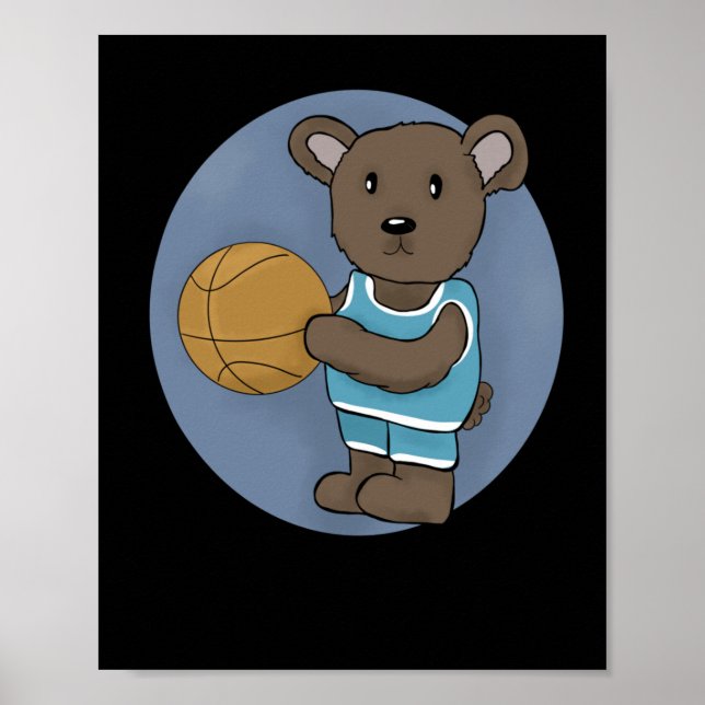 Basketballbär Poster (Vorne)