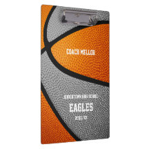 Basketballbasketballname: orange graue Mannschafts