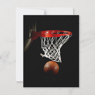 Basketballeinladungen Einladung