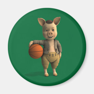 Basketballer Pigment Magnet