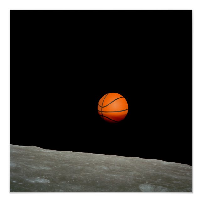 Basketballerde aus dem Universum des Mondes Poster (Vorderseite)