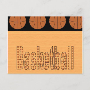 Basketballfächer Postkarte