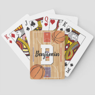Basketballfächer Spielkarten