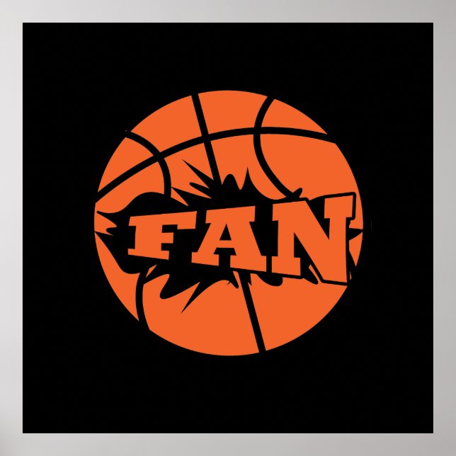 Basketballfan Poster (Vorne)