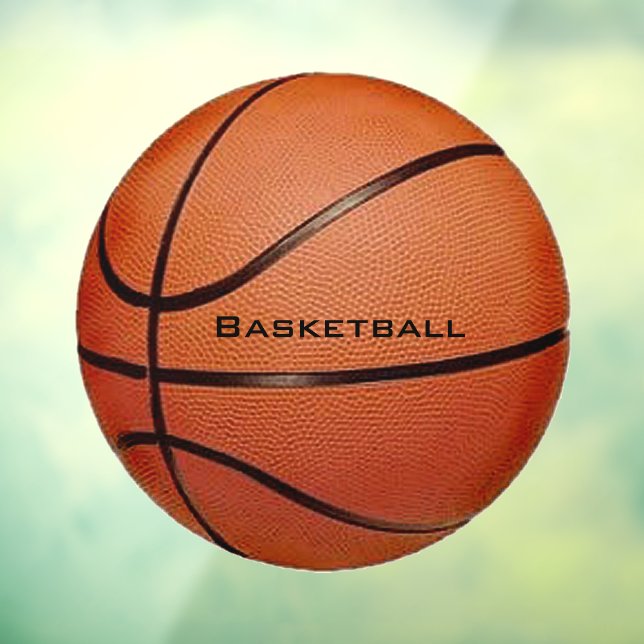 Basketballfensterklammer Fensteraufkleber (Blatt 3)