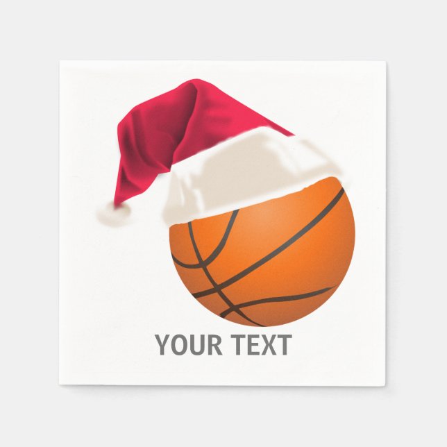 Basketballfeste Serviette (Vorderseite)