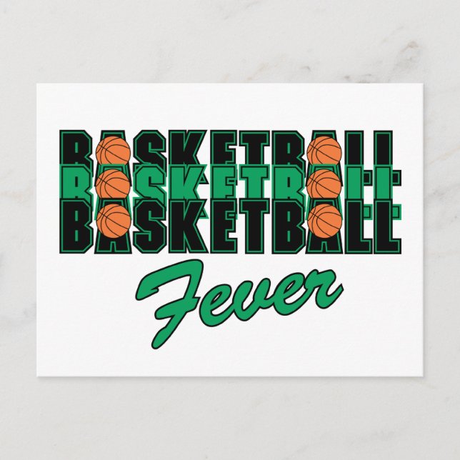Basketballfieber Postkarte (Vorderseite)