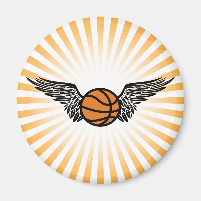 Basketballflügel Magnet (Vorne)