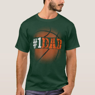 Basketballgeschenk für Papa von Son und Tochter 1 T-Shirt