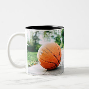 Basketballgeschenk Zweifarbige Tasse