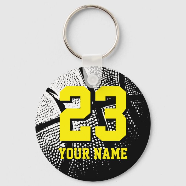 Basketballgeschenke für Teamtrainer, Spieler und F Schlüsselanhänger (Vorderseite)