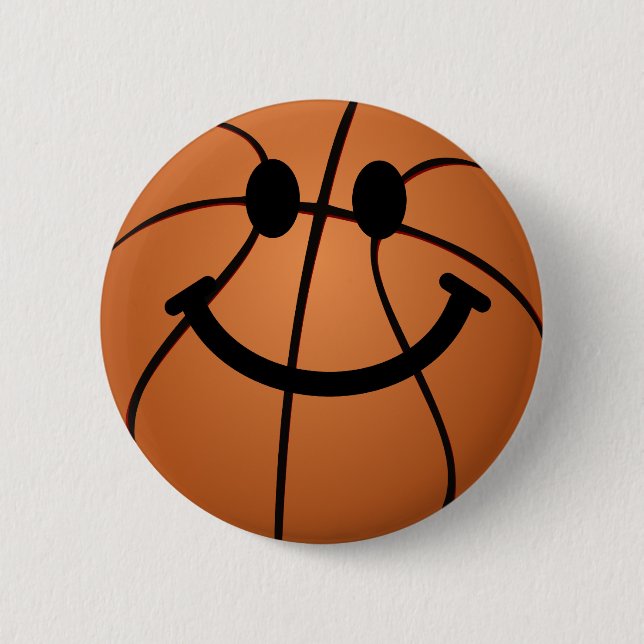 Basketballgesicht Button (Vorderseite)