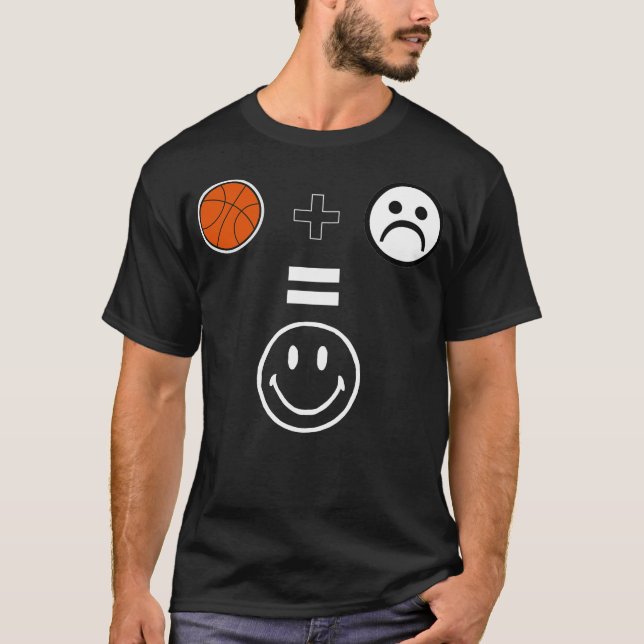 Basketballglücklich T-Shirt (Vorderseite)