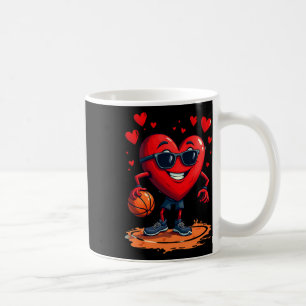 Basketballherz - Liebe und Hopfendesign für Kaffeetasse