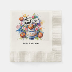 Basketballhochzeit Serviette