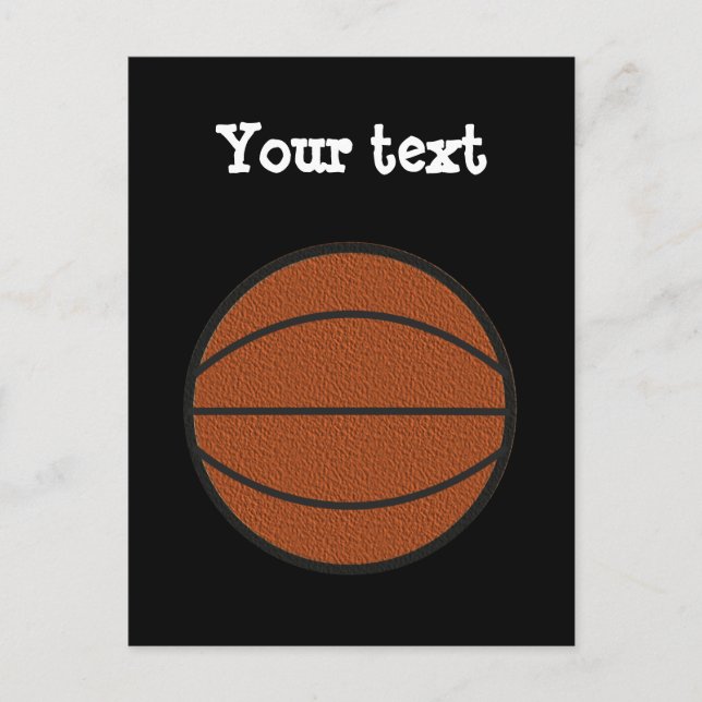 Basketballkarte Postkarte (Vorderseite)