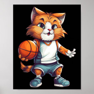 Basketballkatze Poster