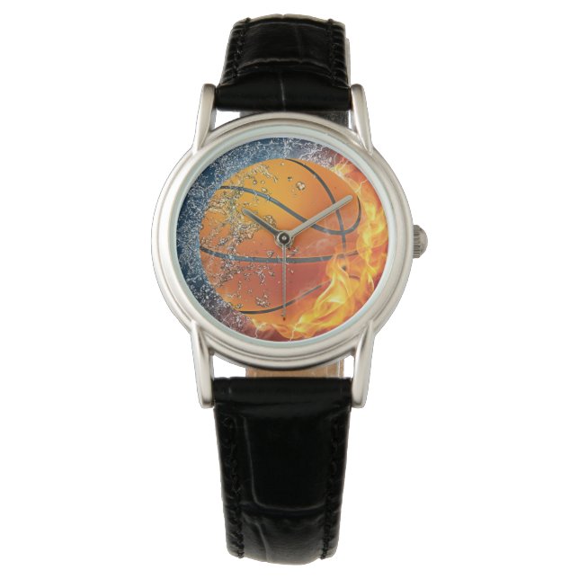 Basketballkissen Armbanduhr (Vorderseite)