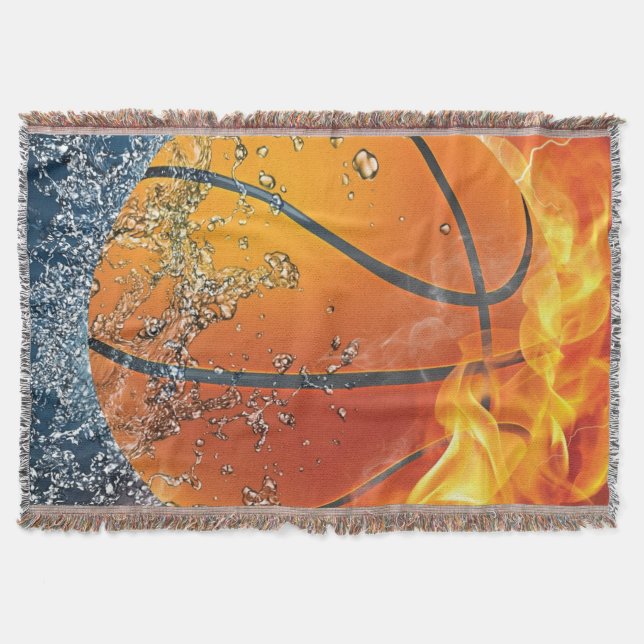 Basketballkissen Decke (Vorderseite)