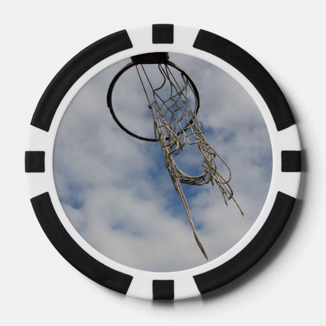 Basketballkorb Pokerchips (Vorderseite)