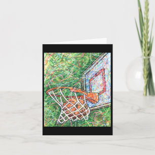 Basketballkorb und Netz Karte
