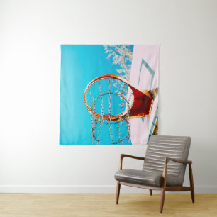 Basketballkorb Wandteppich
