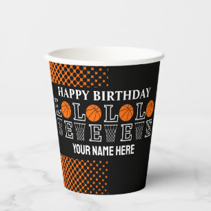 Basketballkörbe, Basketballspieler-Geschenk Pappbecher