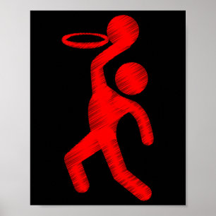 Basketballlebensdauer eines Kleinstspielers Poster