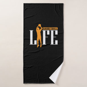Basketballlife Ballsport Amerika USA Badehandtuch