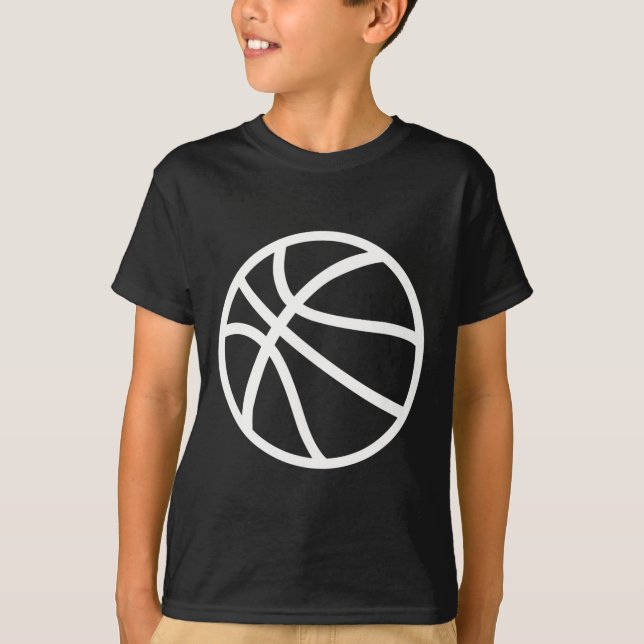 Basketballlogo T-Shirt (Vorderseite)