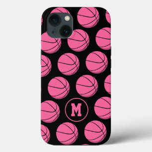 Basketballmuster mit Monogramm Case-Mate iPhone Hülle