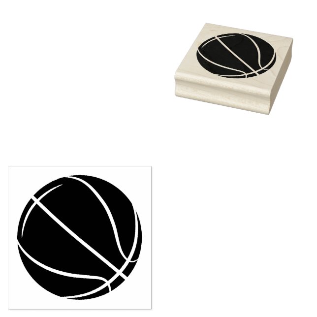 Basketballname Gummistempel (Stempel)