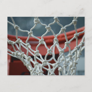 Basketballnetz Postkarte