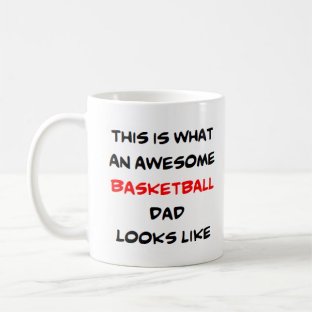 Basketballpapa, phantastisch kaffeetasse (Links)