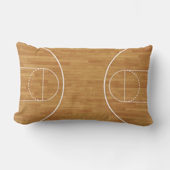Basketballplatz-Kissen Lendenkissen (Vorderseite)