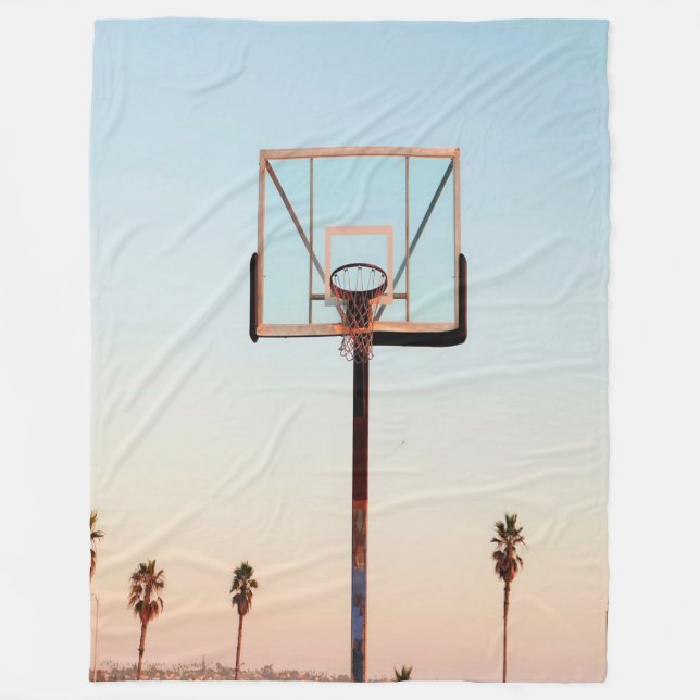 Basketballplätze |Basketball Lover Fleecedecke (Vorderseite)