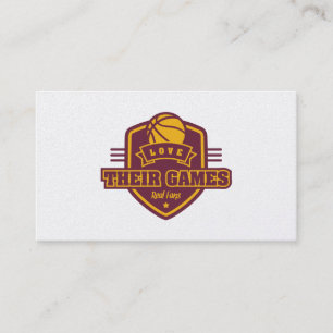 Basketballs Cleveland Cavaliers Jersey Color Visitenkarte