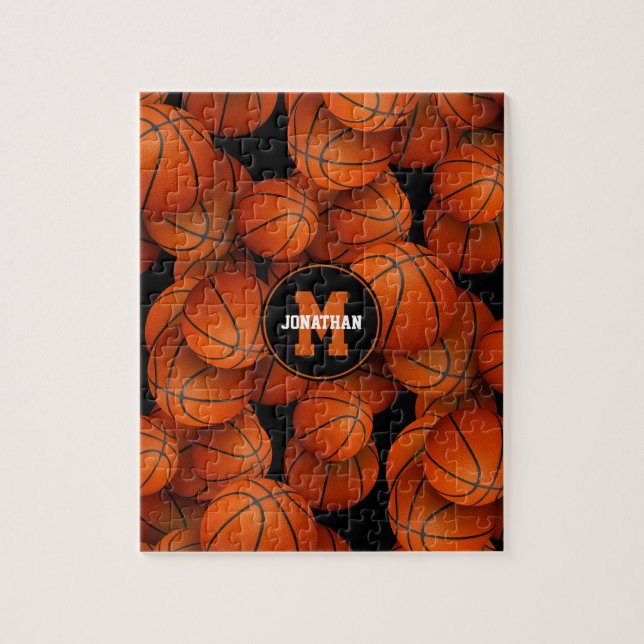 Basketballs Jungen personalisierten Mädchen (Vertikal)