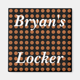 Basketballs Personalisiert Locker Magnet