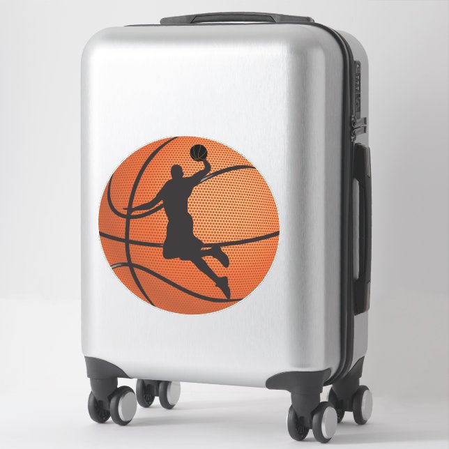 Basketballschläger Aufkleber (Koffer)