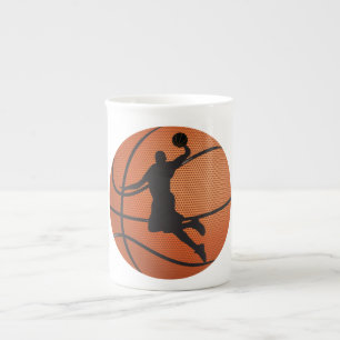 Basketballschläger Prozellantasse