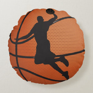 Basketballschläger Rundes Kissen